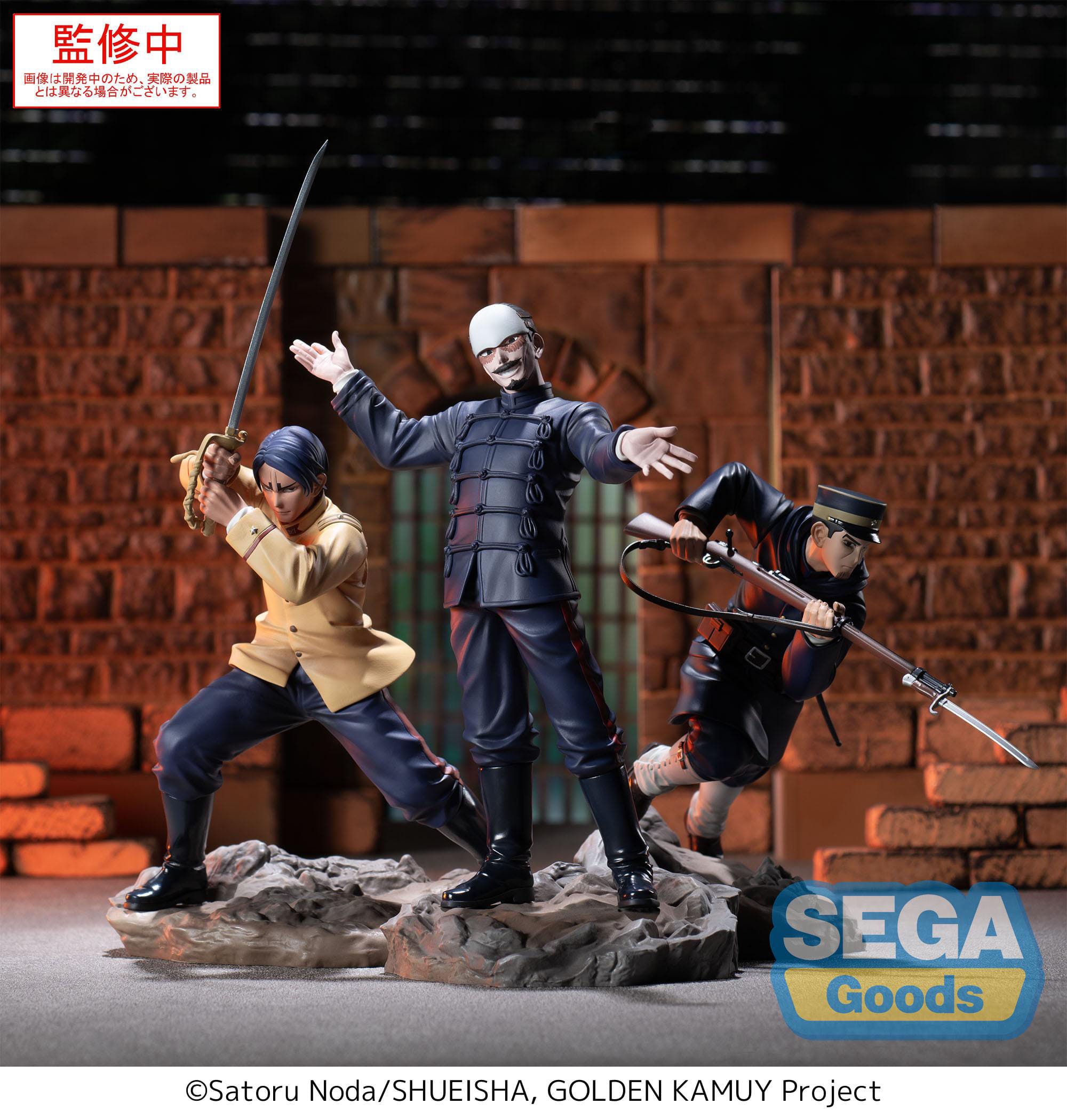 Golden Kamuy Xross Link PVC Statue First Lieutenant Tsurumi 17 cm Prizefiguren Yokina