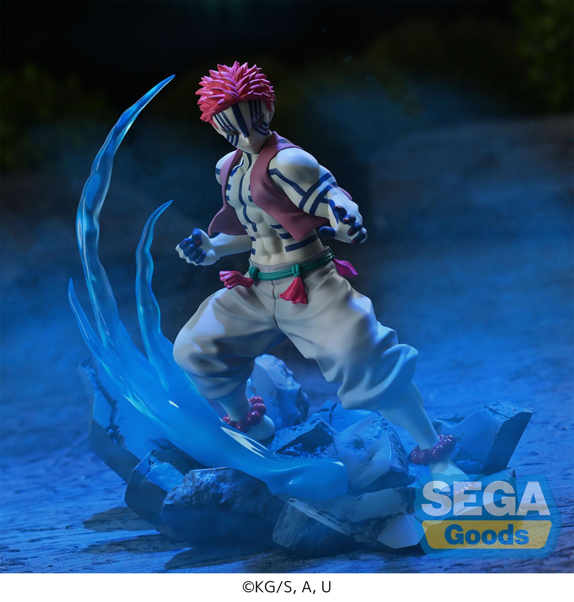Demon Slayer: Kimetsu no Yaiba Xross Link Anime PVC Statue Akaza 12 cm Prizefiguren Yokina