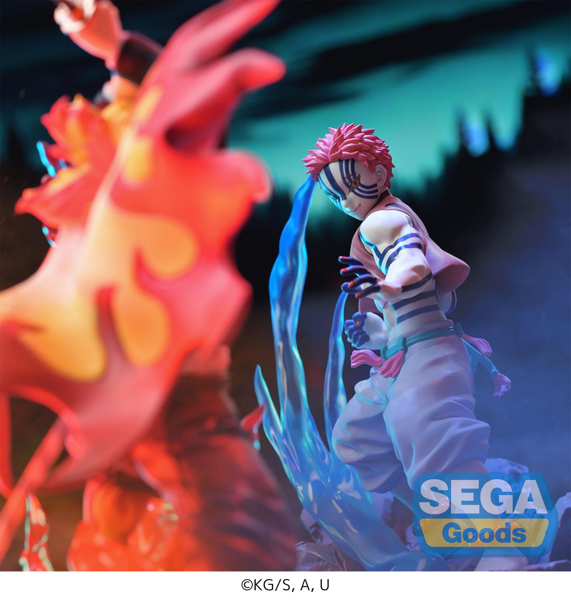 Demon Slayer: Kimetsu no Yaiba Xross Link Anime PVC Statue Akaza 12 cm Prizefiguren Yokina