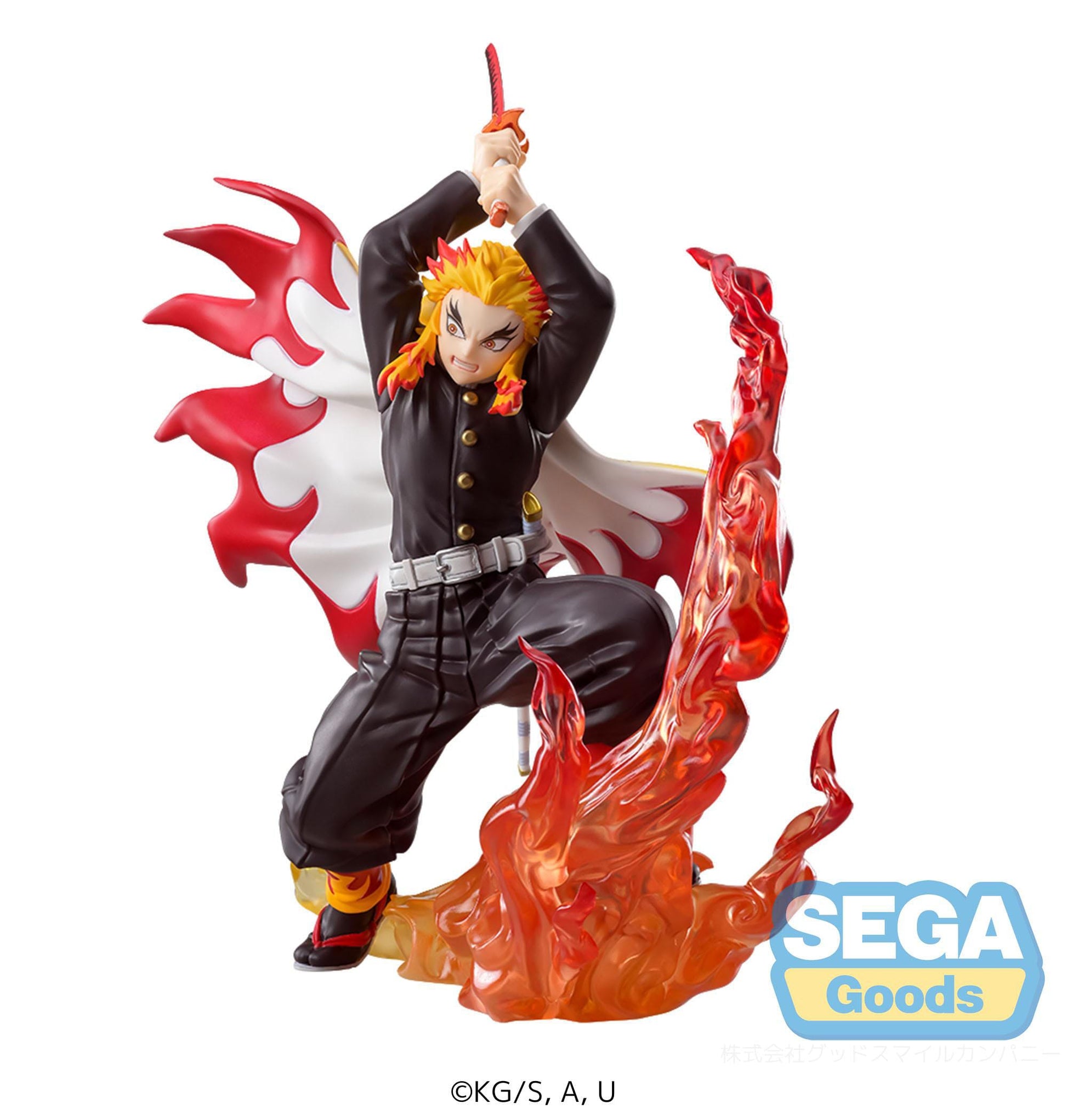 Demon Slayer: Kimetsu no Yaiba Xross Link Anime PVC Statue Kyojuro Rengoku 15 cm Prizefiguren Yokina
