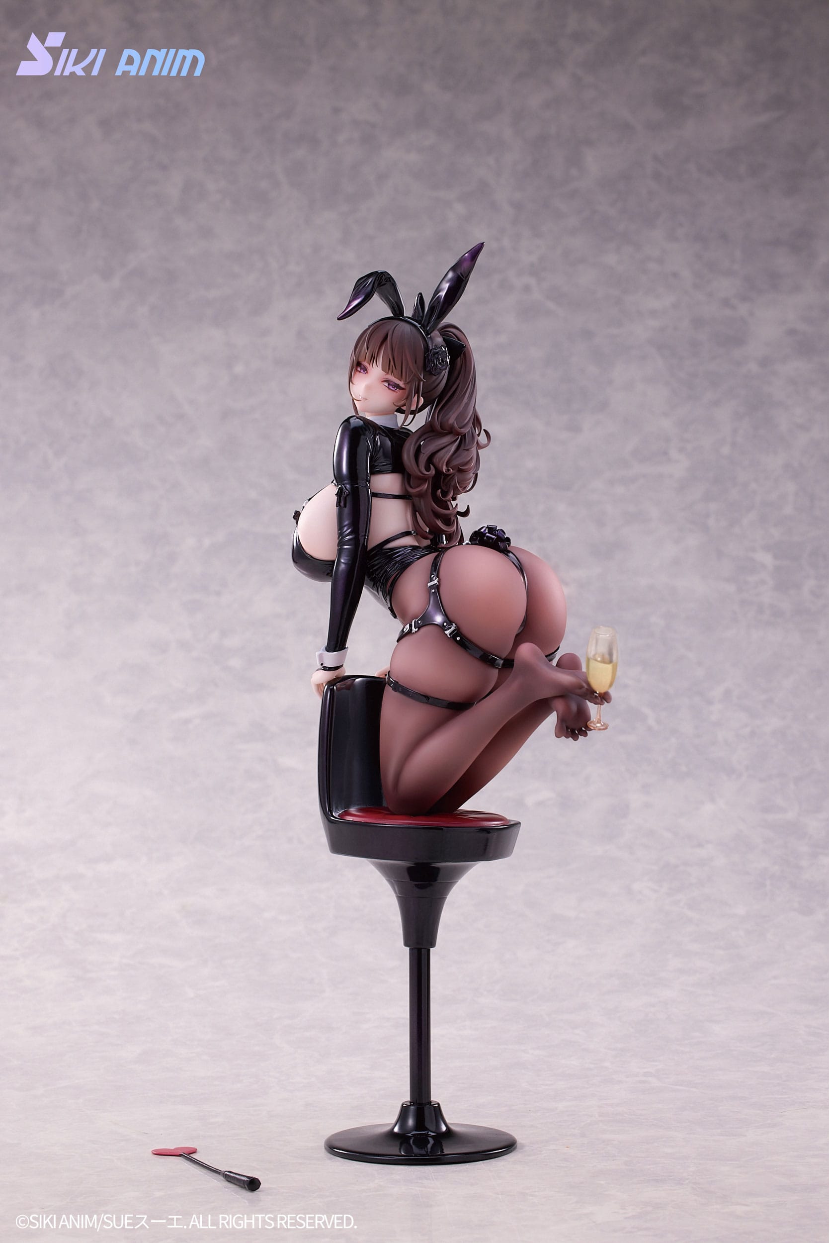 Original Character PVC Statue 1/6 Champagne and Bunny Girl Rose Black Stocking Ver. 31 cm Scalefiguren Yokina