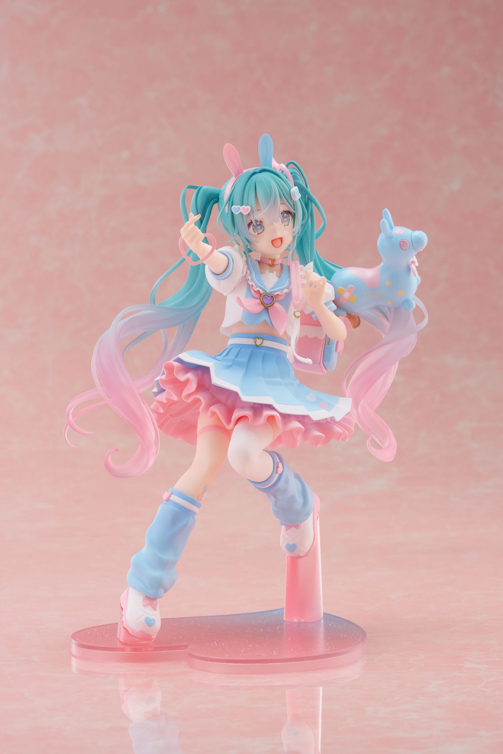 Hatsune Miku x RODY Newly Written Taito Kuji Online PVC Statue Hatsune Miku 18 cm Prizefiguren Yokina