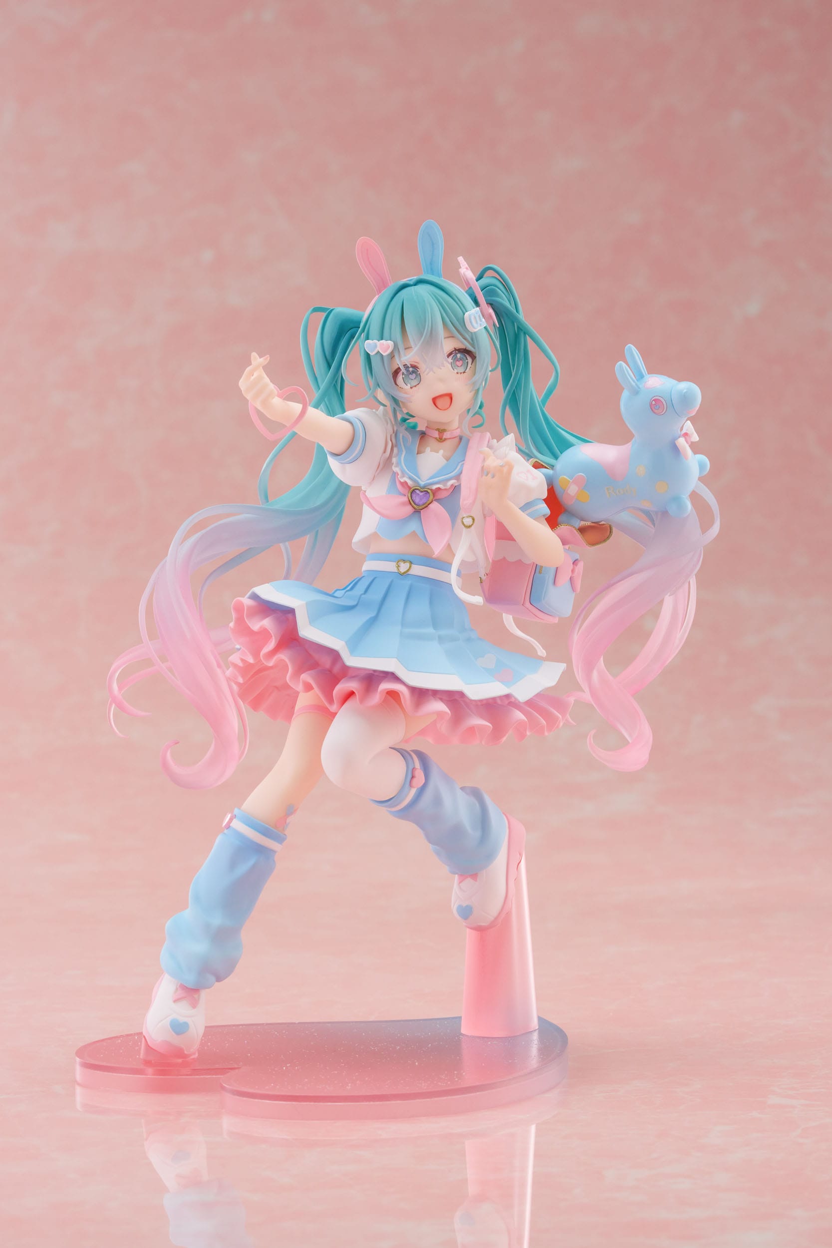 Hatsune Miku x RODY Newly Written Taito Kuji Online PVC Statue Hatsune Miku 18 cm Prizefiguren Yokina