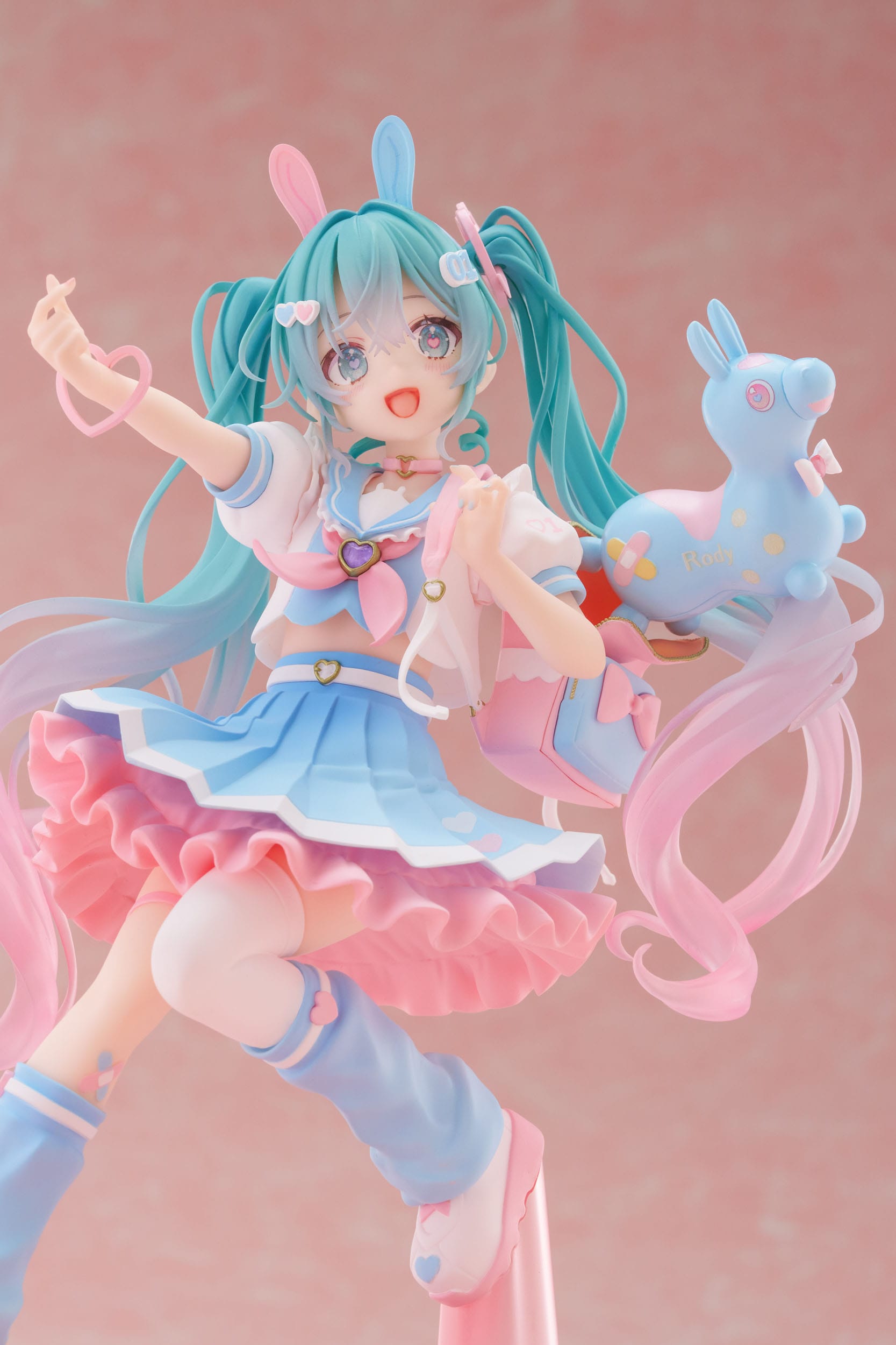 Hatsune Miku x RODY Newly Written Taito Kuji Online PVC Statue Hatsune Miku 18 cm Prizefiguren Yokina