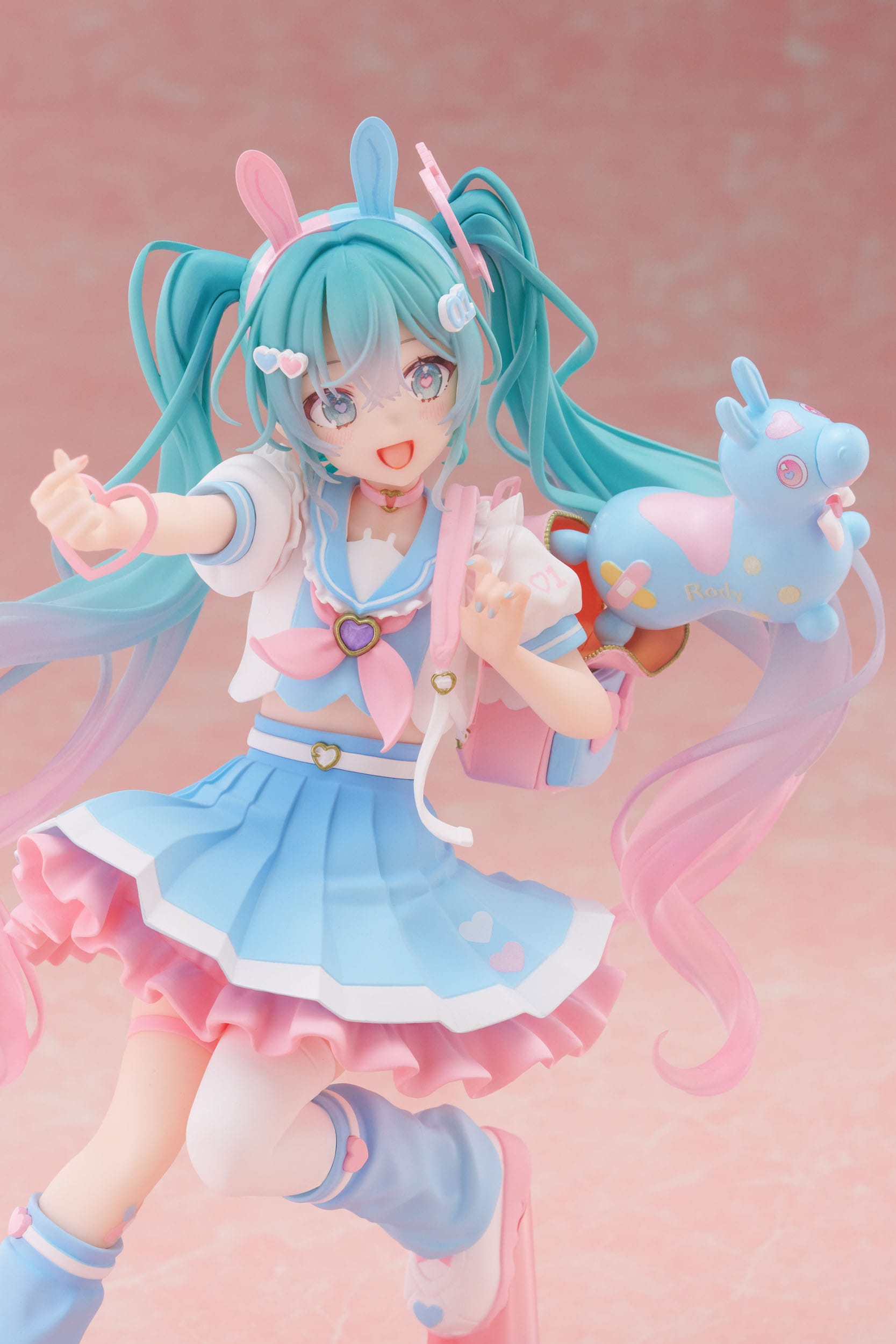 Hatsune Miku x RODY Newly Written Taito Kuji Online PVC Statue Hatsune Miku 18 cm Prizefiguren Yokina