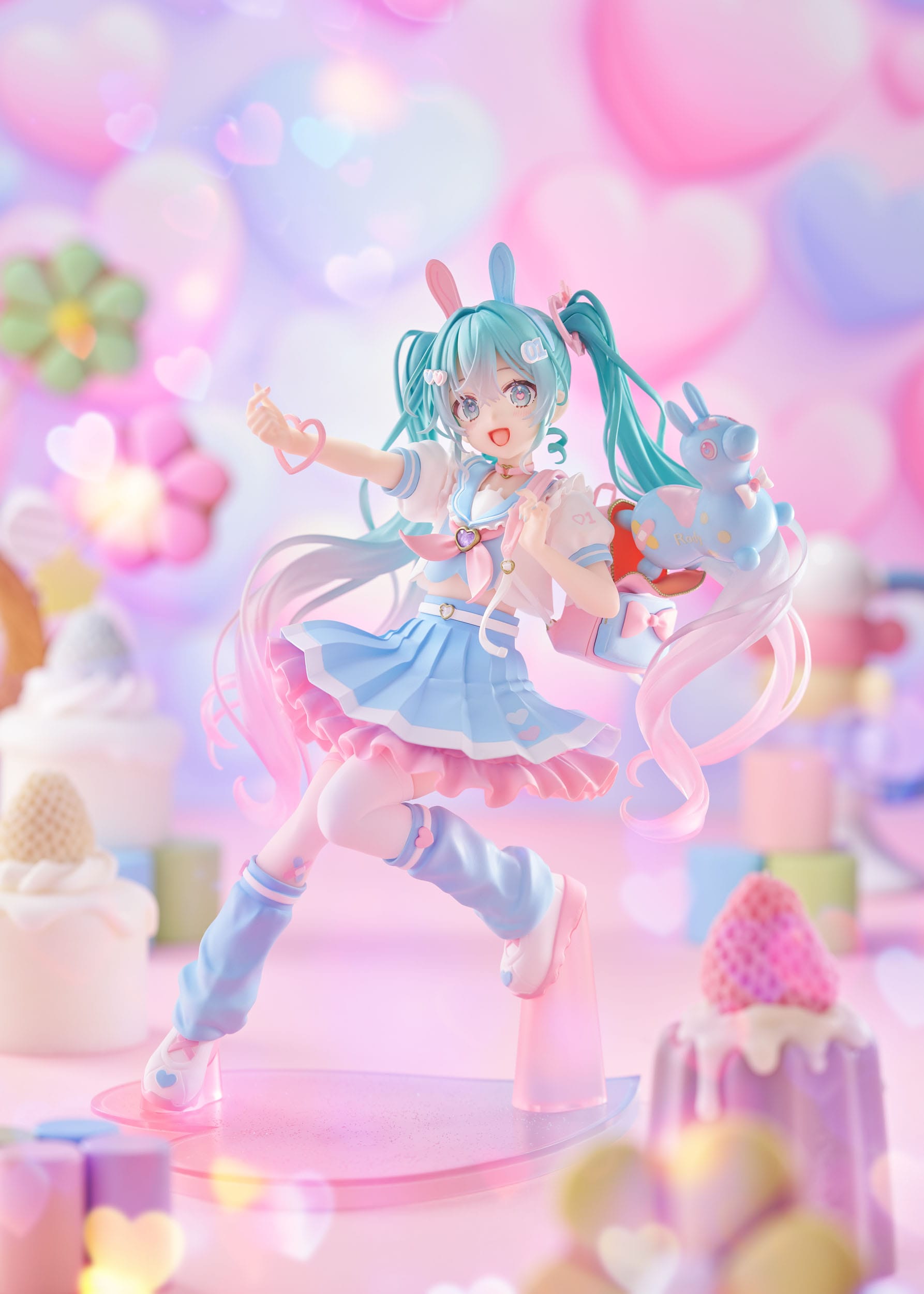 Hatsune Miku x RODY Newly Written Taito Kuji Online PVC Statue Hatsune Miku 18 cm Prizefiguren Yokina