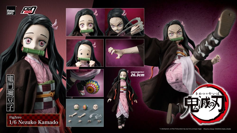 Demon Slayer: Kimetsu no Yaiba FigZero Actionfigur 1/6 Nezuko Kamado 26 cm Figmas Yokina