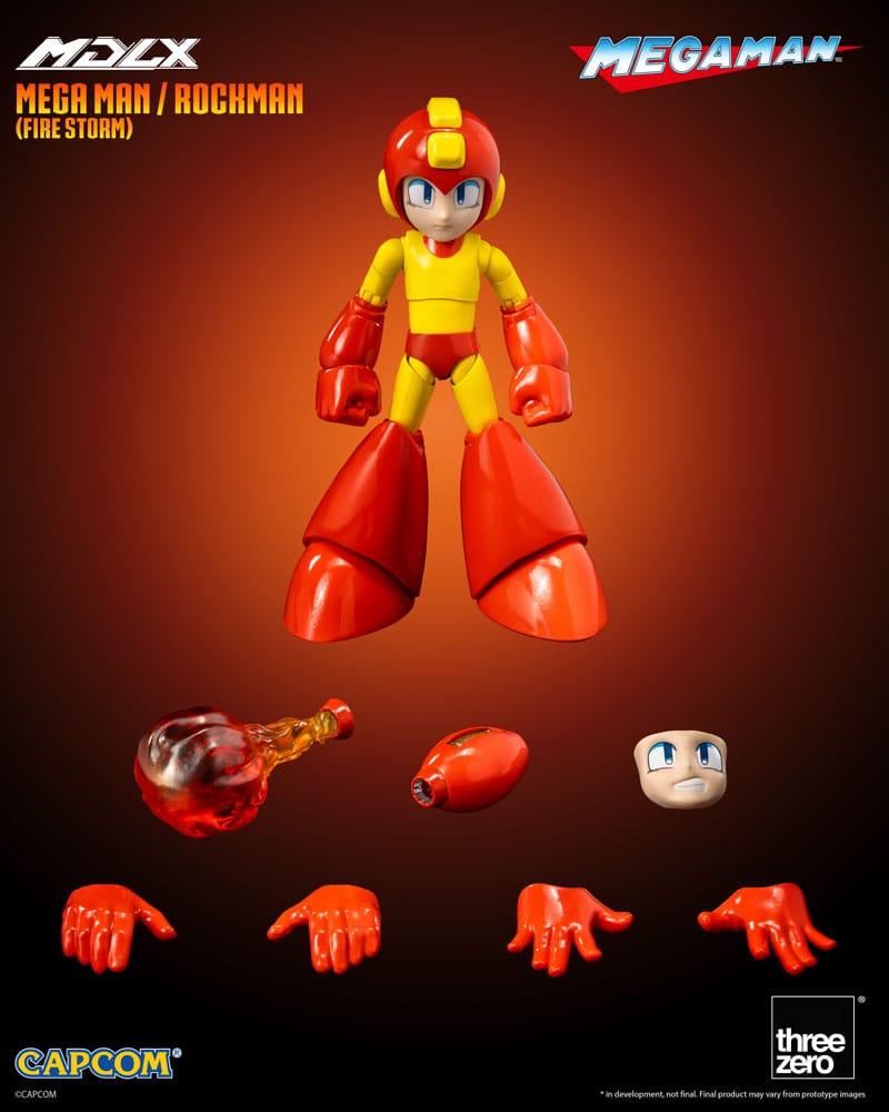 Mega Man MDLX Actionfigur Mega Man / Rockman (Fire Storm) 10 cm Figmas Yokina
