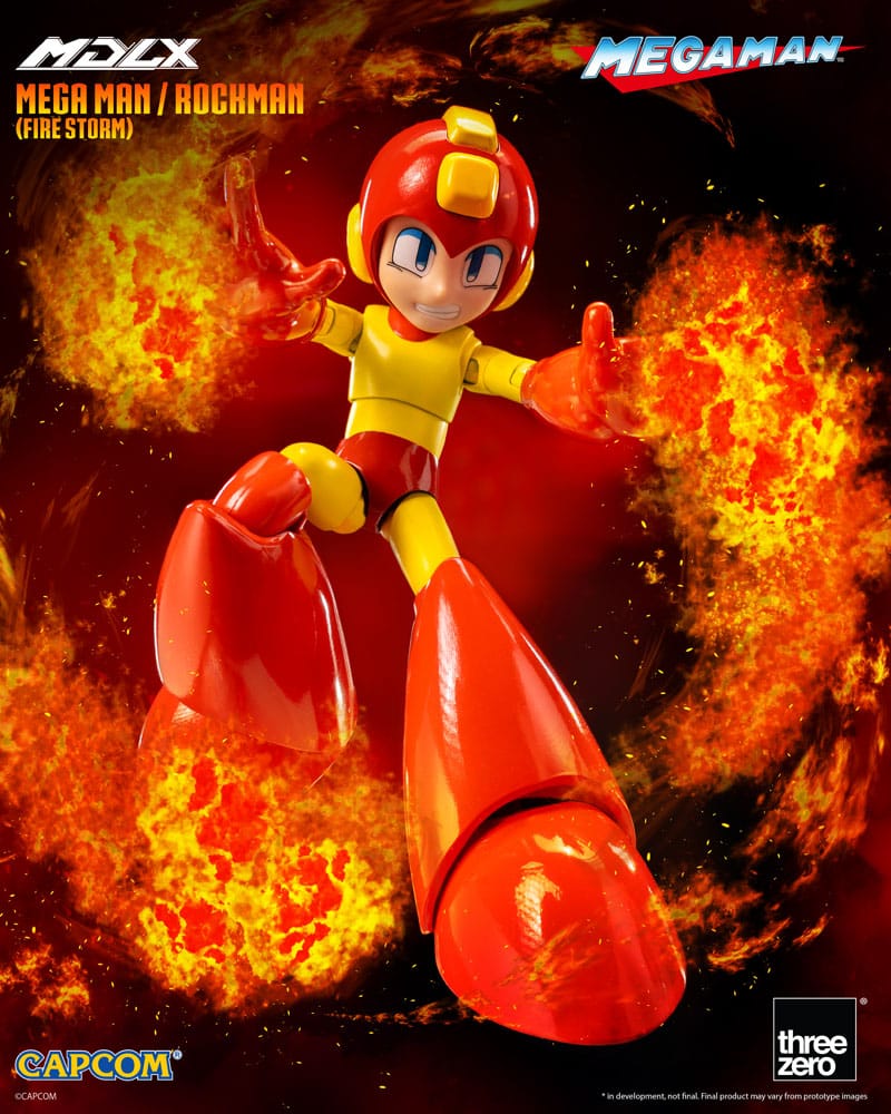 Mega Man MDLX Actionfigur Mega Man / Rockman (Fire Storm) 10 cm Figmas Yokina