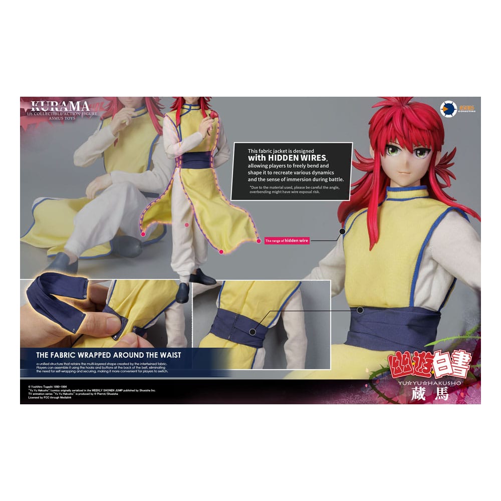 Yu Yu Hakusho Actionfigur 1/6 Kurama (Luxury Edition) 30 cm Figmas Yokina