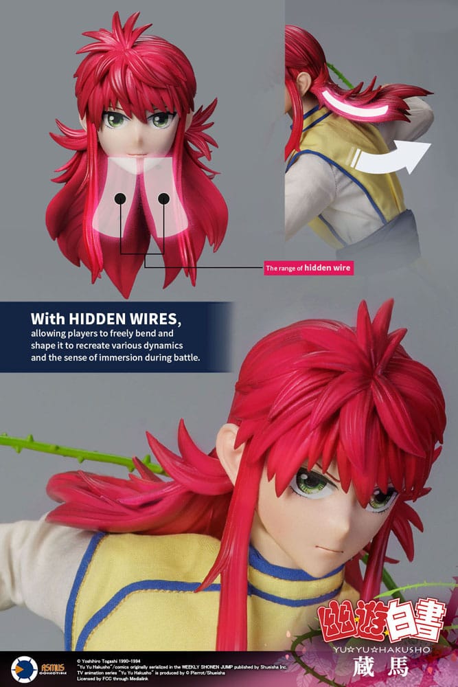 Yu Yu Hakusho Actionfigur 1/6 Kurama 30 cm Figmas Yokina