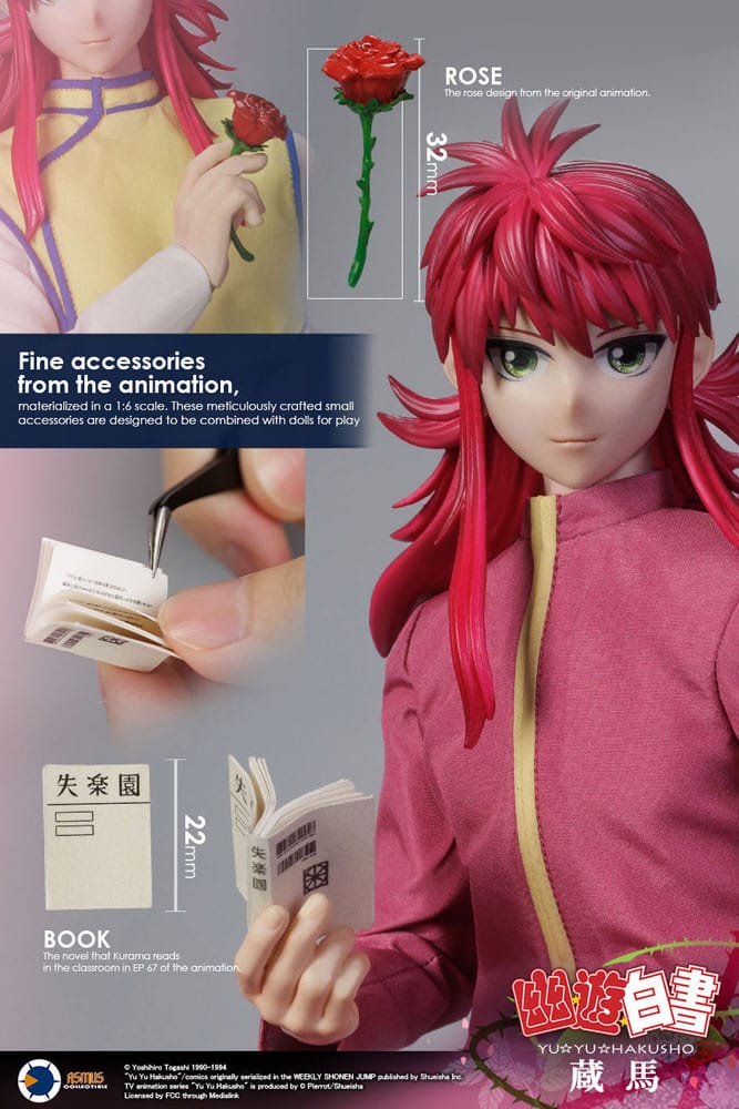 Yu Yu Hakusho Actionfigur 1/6 Kurama 30 cm Figmas Yokina