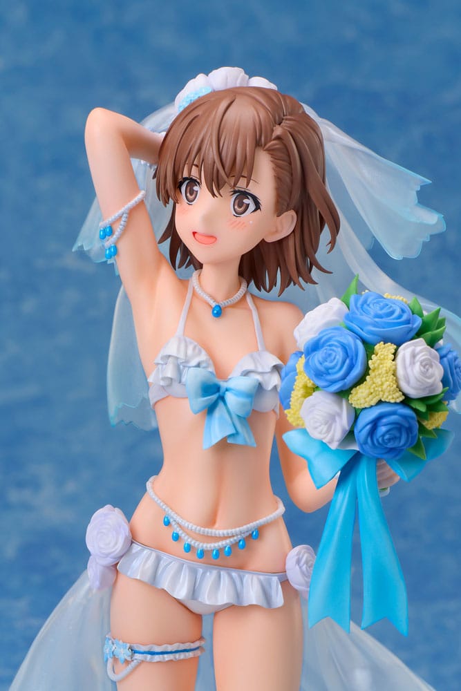 A Certain Scientific Railgun T PVC Statue 1/7 Mikoto Misaka Wedding Swimsuit Ver. 25 cm Scalefiguren Yokina