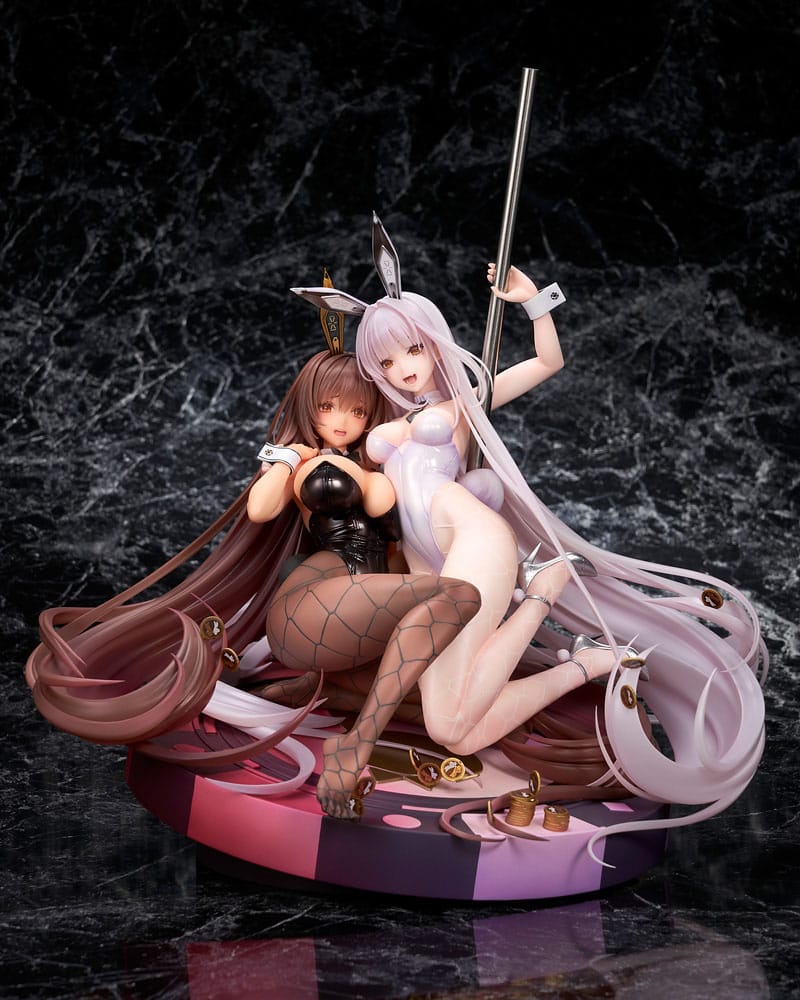 Goddess of Victory: Nikke Statue 1/7 Noir & Blanc Bunny X 777 Ver. 28 cm Scalefiguren Yokina