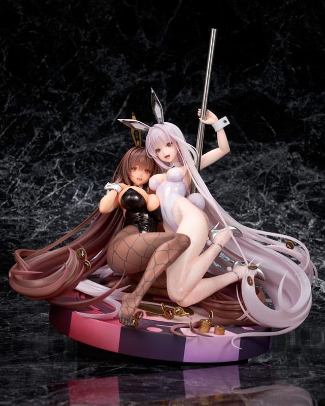 Goddess of Victory: Nikke Statue 1/7 Noir & Blanc Bunny X 777 Ver. 28 cm Scalefiguren Yokina
