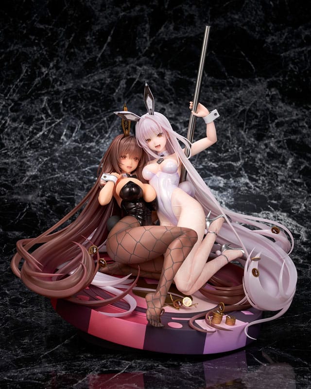 Goddess of Victory: Nikke Statue 1/7 Noir & Blanc Bunny X 777 Ver. 28 cm Scalefiguren Yokina