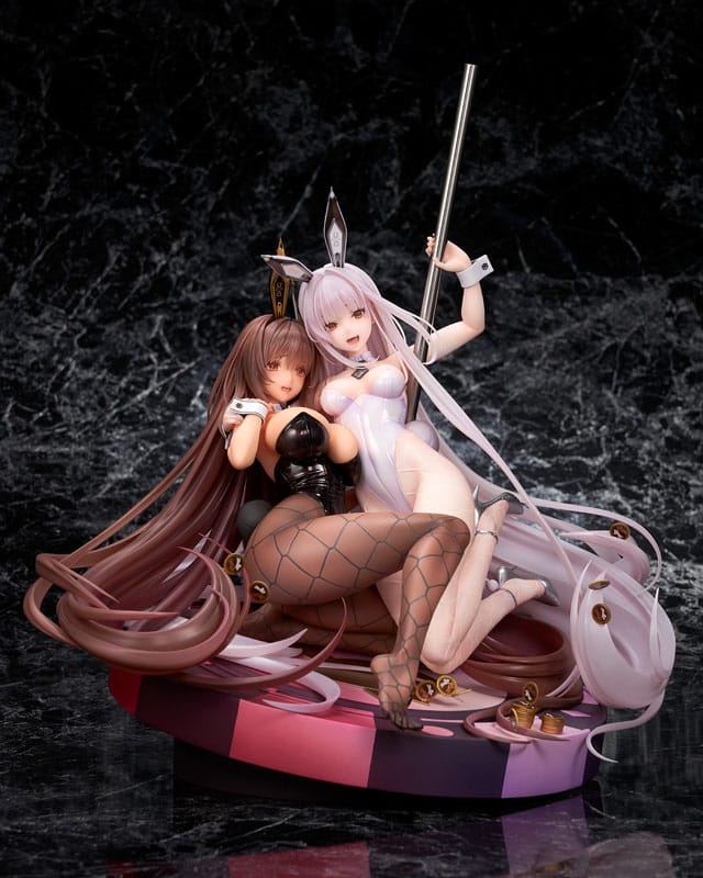 Goddess of Victory: Nikke Statue 1/7 Noir & Blanc Bunny X 777 Ver. 28 cm Scalefiguren Yokina