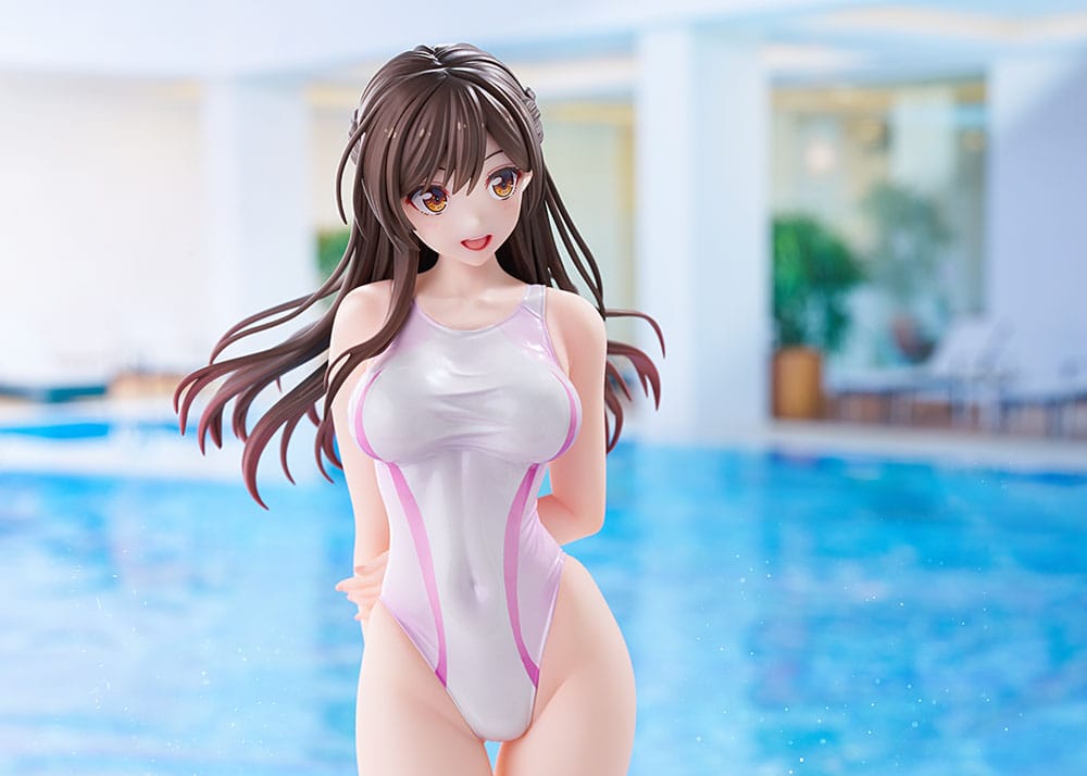 Rent-a-Girlfriend PVC Statue 1/7 Chizuru Mizuhara Pink Line Swimwear Ver. 25 cm Scalefiguren Yokina