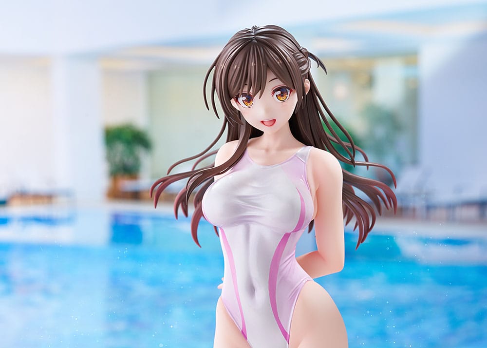 Rent-a-Girlfriend PVC Statue 1/7 Chizuru Mizuhara Pink Line Swimwear Ver. 25 cm Scalefiguren Yokina