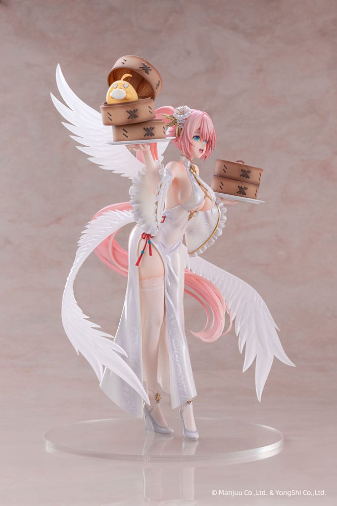 Azur Lane PVC Statue 1/6 Theseus: New Year's White Plumage Ver. 27 cm Scalefiguren Yokina
