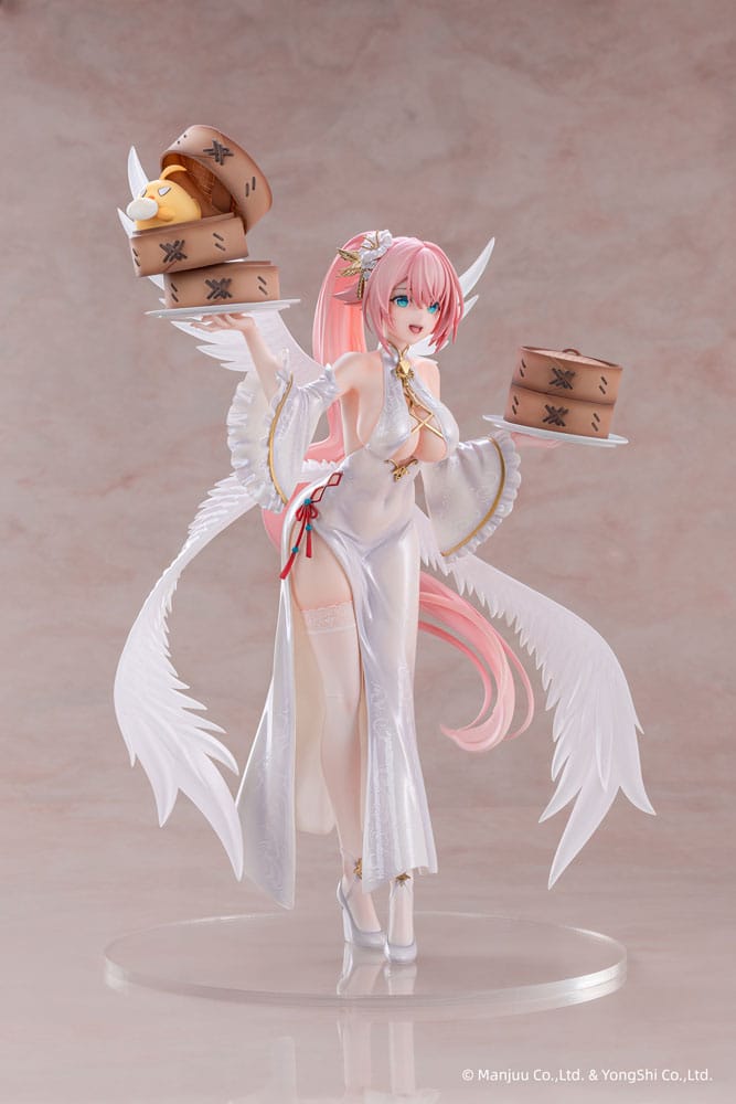 Azur Lane PVC Statue 1/6 Theseus: New Year's White Plumage Ver. 27 cm Scalefiguren Yokina