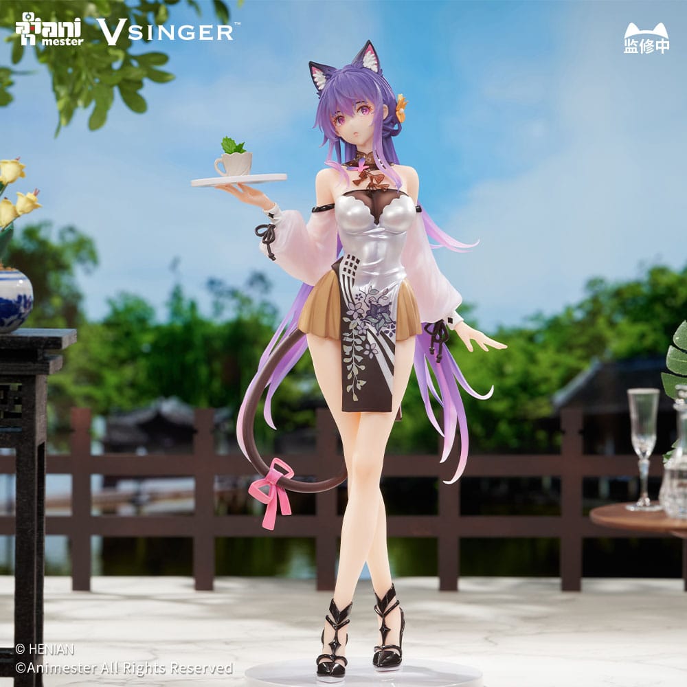 VSinger Luo Tianyi & Mo Qingxian Statue 1/7 Mo Qingxian Tea Time Melody Ver. 26 cm Scalefiguren Yokina