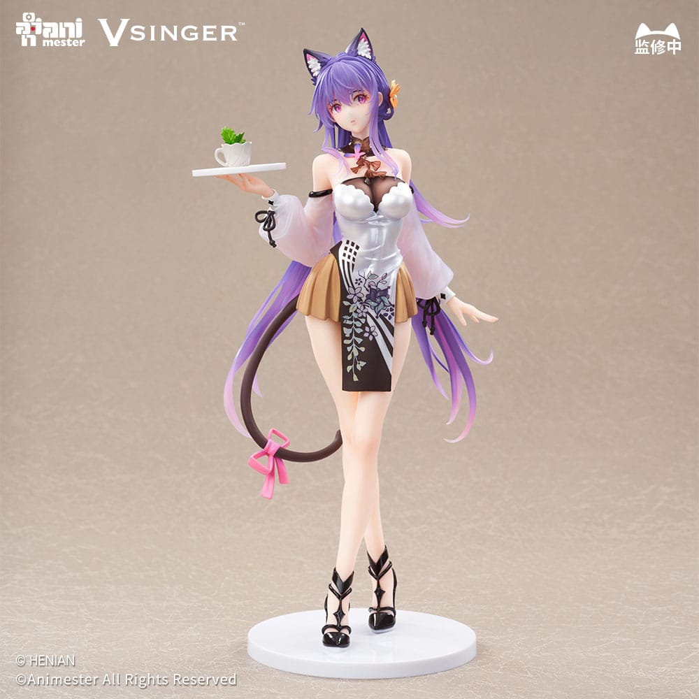 VSinger Luo Tianyi & Mo Qingxian Statue 1/7 Mo Qingxian Tea Time Melody Ver. 26 cm Scalefiguren Yokina