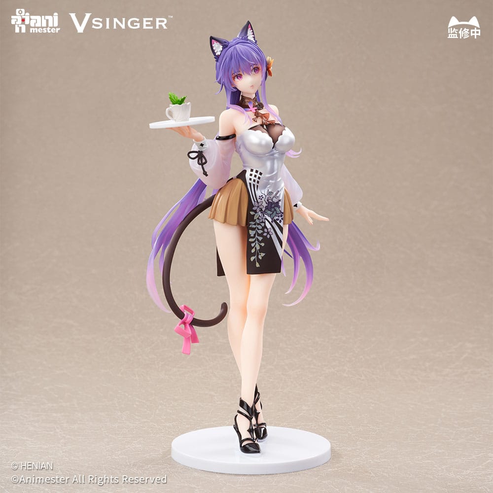 VSinger Luo Tianyi & Mo Qingxian Statue 1/7 Mo Qingxian Tea Time Melody Ver. 26 cm Scalefiguren Yokina