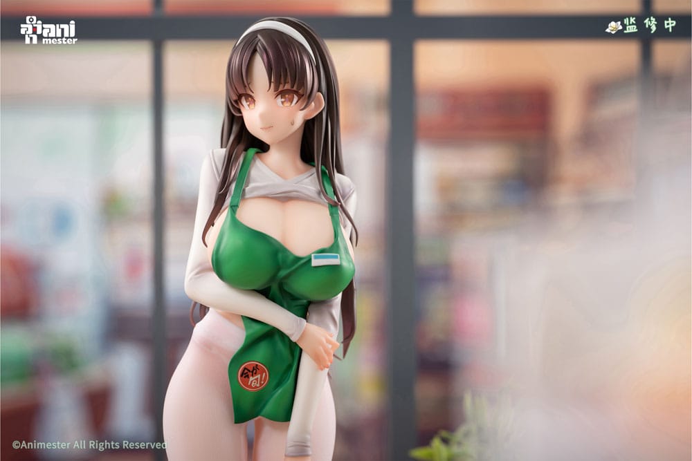 Original Character Statue 1/6 First Business! Mari Hanamiya the Gentle Shop Assistant illustration by POPQN 28 cm Scalefiguren Yokina