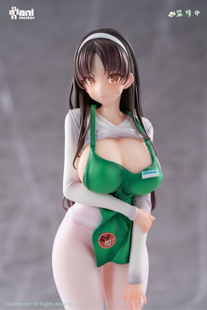 Original Character Statue 1/6 First Business! Mari Hanamiya the Gentle Shop Assistant illustration by POPQN 28 cm Scalefiguren Yokina