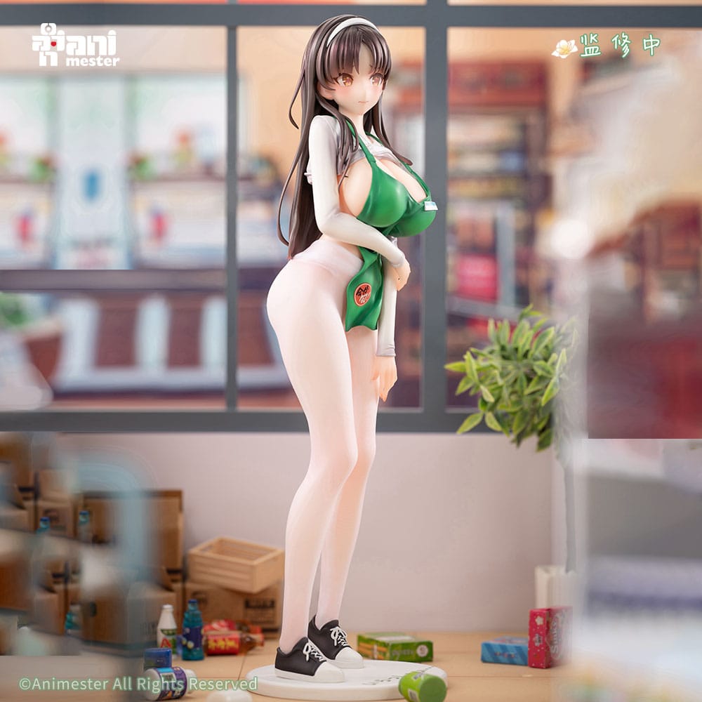 Original Character Statue 1/6 First Business! Mari Hanamiya the Gentle Shop Assistant illustration by POPQN 28 cm Scalefiguren Yokina