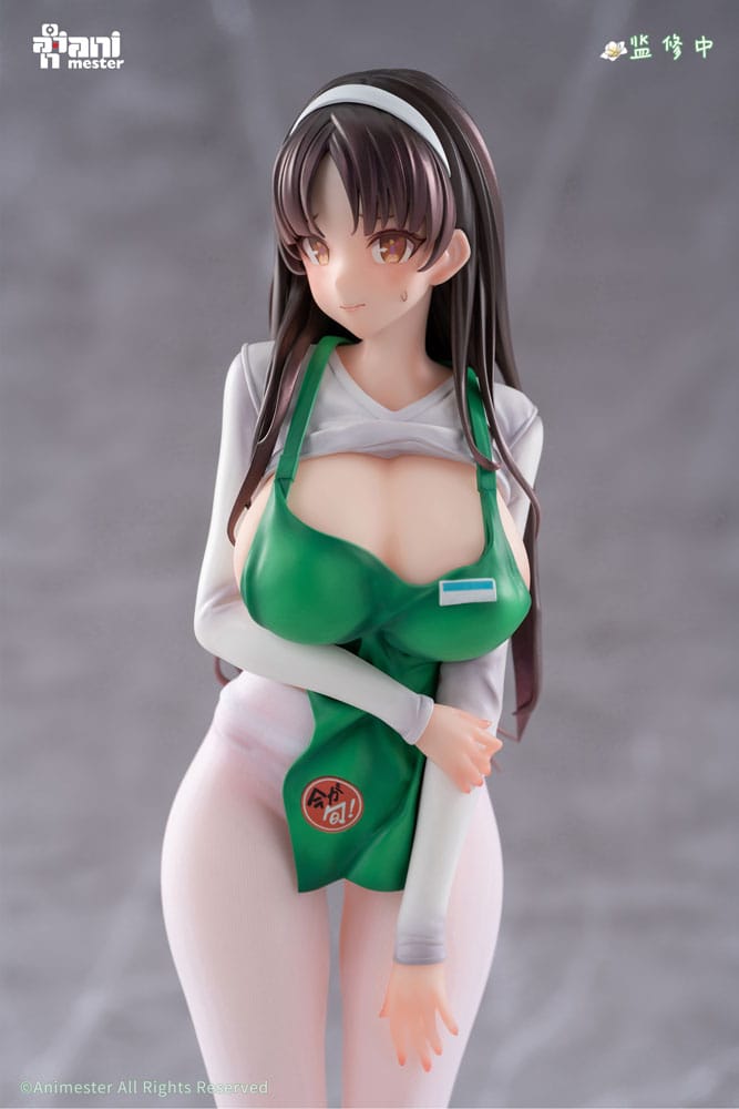 Original Character Statue 1/6 First Business! Mari Hanamiya the Gentle Shop Assistant illustration by POPQN 28 cm Scalefiguren Yokina