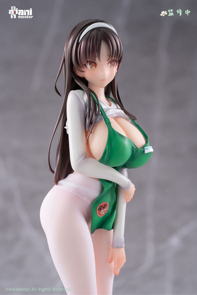 Original Character Statue 1/6 First Business! Mari Hanamiya the Gentle Shop Assistant illustration by POPQN 28 cm Scalefiguren Yokina