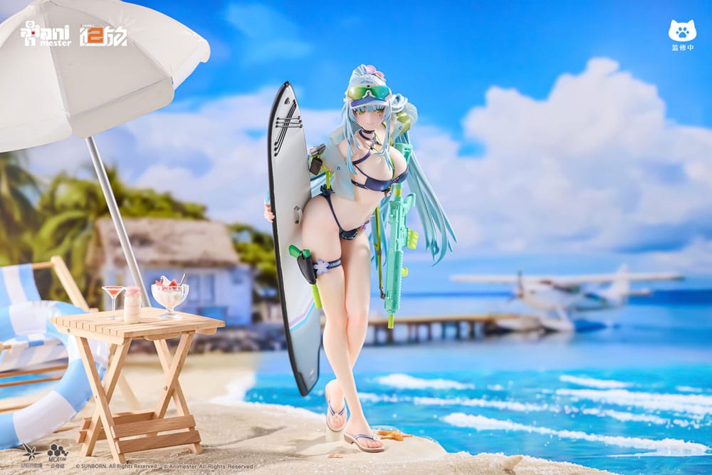 Girls' Frontline 2: Exilium Statue 1/7 HK416 Cerulean Breaker 24 cm Scalefiguren Yokina