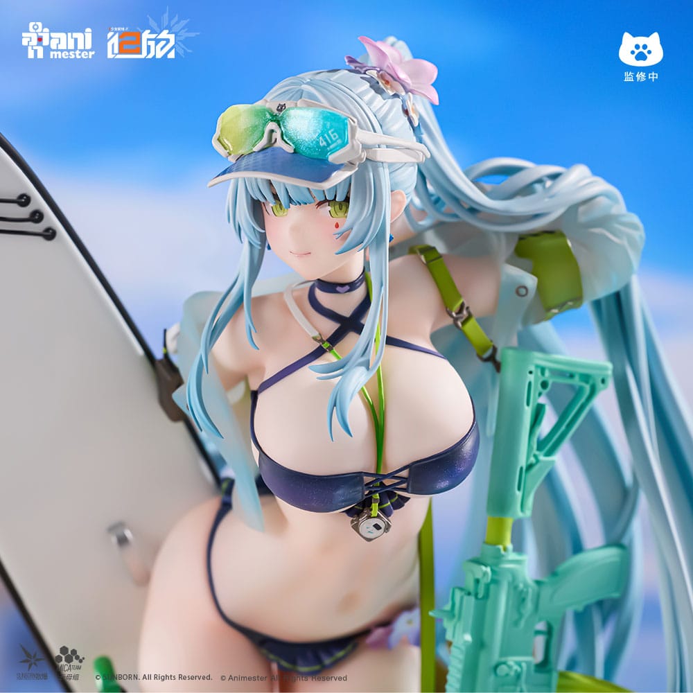 Girls' Frontline 2: Exilium Statue 1/7 HK416 Cerulean Breaker 24 cm Scalefiguren Yokina