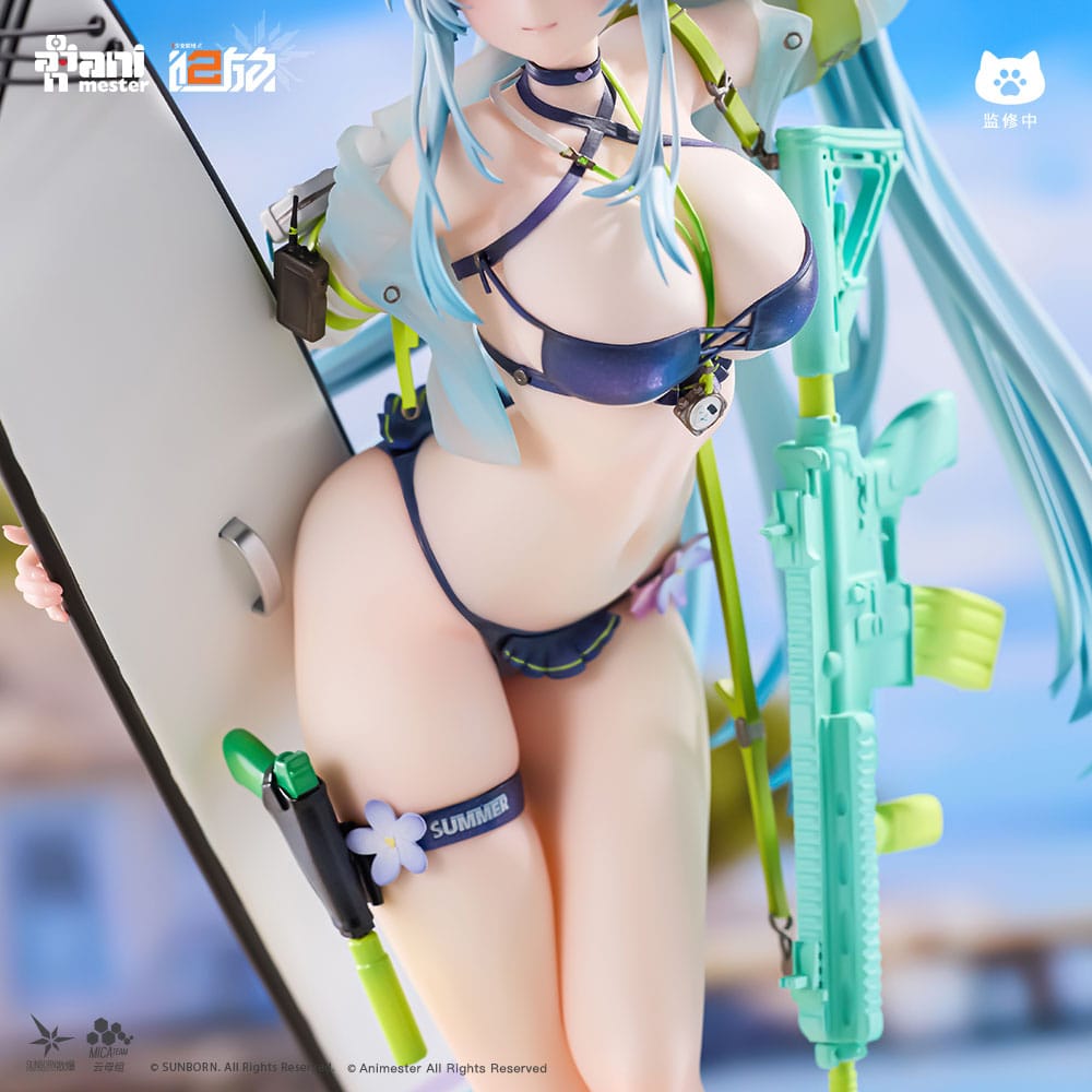 Girls' Frontline 2: Exilium Statue 1/7 HK416 Cerulean Breaker 24 cm Scalefiguren Yokina