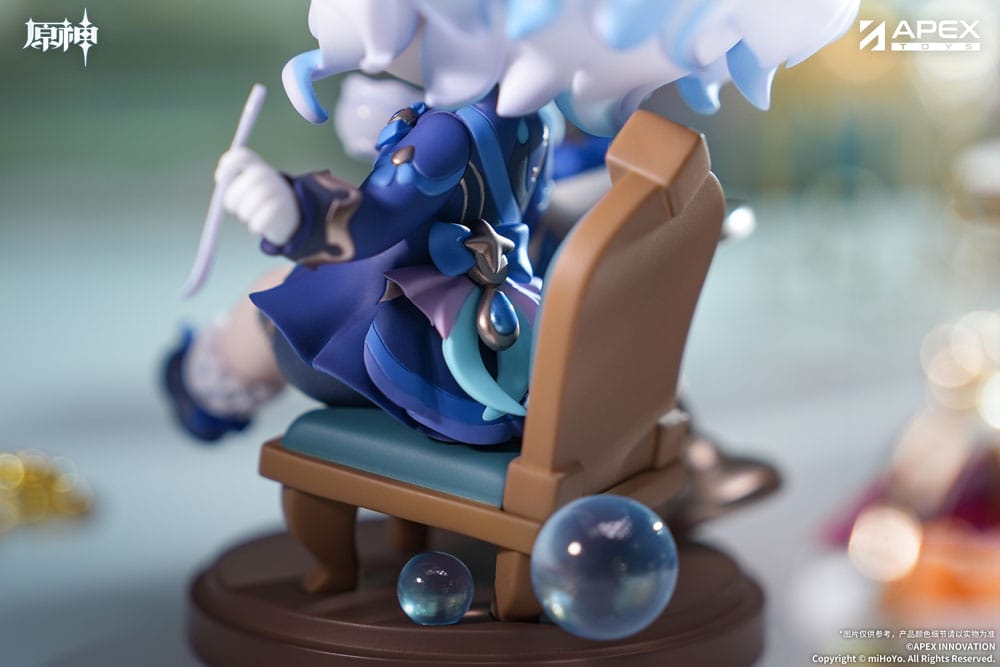 Genshin Impact PVC Statue Furina Amai Gogo no Sanbika Chibi Chara Ver. 13 cm Prizefiguren Yokina