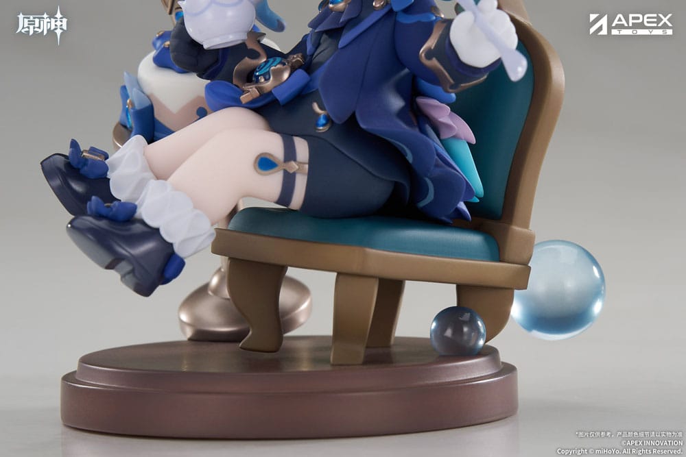 Genshin Impact PVC Statue Furina Amai Gogo no Sanbika Chibi Chara Ver. 13 cm Prizefiguren Yokina