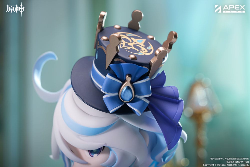 Genshin Impact PVC Statue Furina Amai Gogo no Sanbika Chibi Chara Ver. 13 cm Prizefiguren Yokina