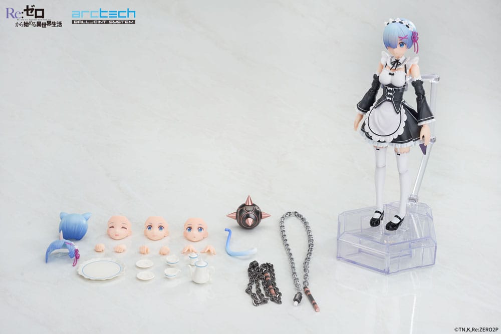 Re:Zero Starting Life in Another World Arctech Posable Series Actionfiguren 2er-Set 1/8 Rem & Ram 20 cm Figmas Yokina