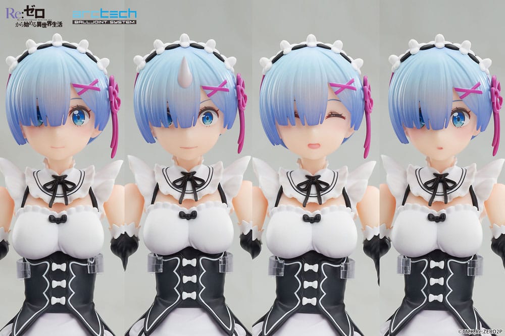 Re:Zero Starting Life in Another World Arctech Posable Series Actionfiguren 2er-Set 1/8 Rem & Ram 20 cm Figmas Yokina