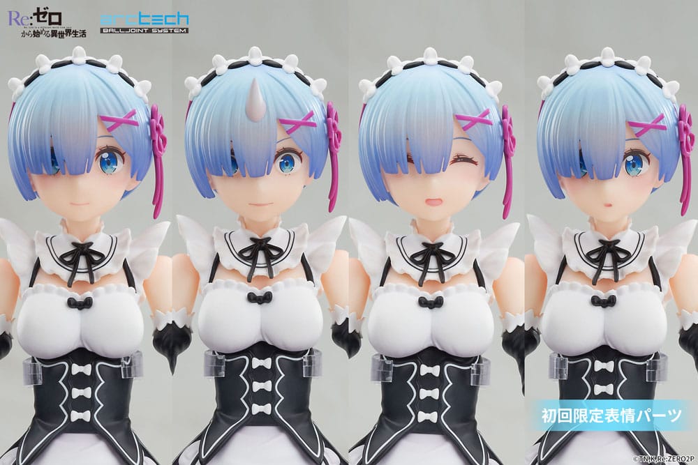 Re:Zero Starting Life in Another World Arctech Posable Series Actionfiguren 2er-Set 1/8 Rem & Ram 20 cm Figmas Yokina