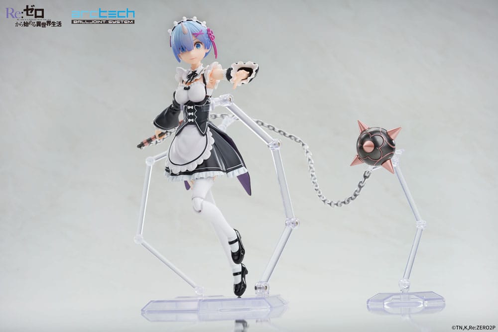 Re:Zero Starting Life in Another World Arctech Posable Series Actionfiguren 2er-Set 1/8 Rem & Ram 20 cm Figmas Yokina