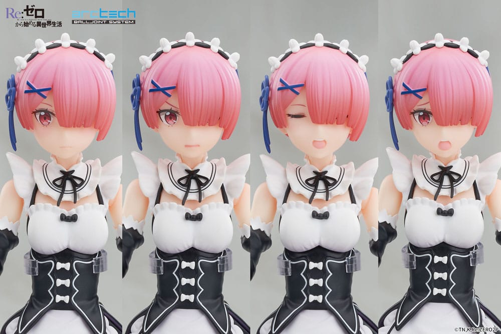 Re:Zero Starting Life in Another World Arctech Posable Series Actionfiguren 2er-Set 1/8 Rem & Ram 20 cm Figmas Yokina