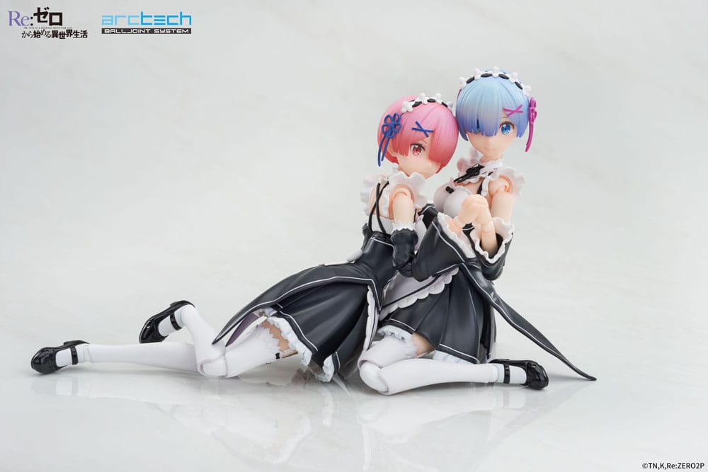 Re:Zero Starting Life in Another World Arctech Posable Series Actionfiguren 2er-Set 1/8 Rem & Ram 20 cm Figmas Yokina