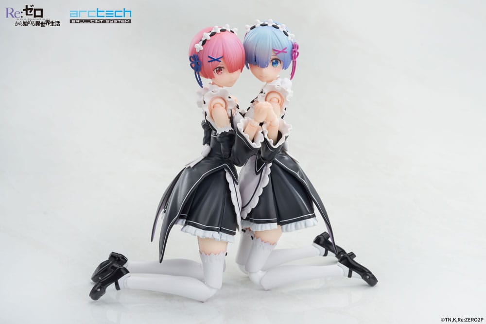 Re:Zero Starting Life in Another World Arctech Posable Series Actionfiguren 2er-Set 1/8 Rem & Ram 20 cm Figmas Yokina
