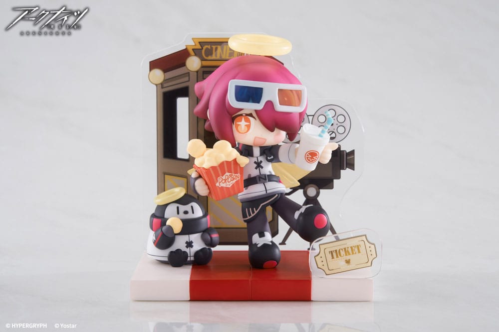 Arknights PVC Statue Mini Series Will You be Having the Dessert? Exusiai 10 cm Prizefiguren Yokina