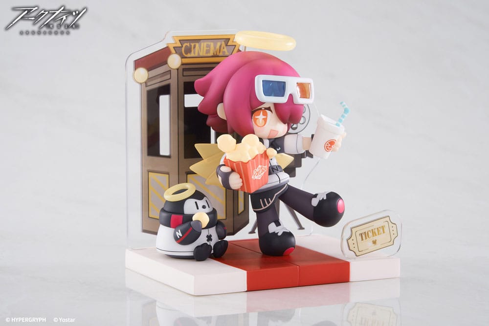 Arknights PVC Statue Mini Series Will You be Having the Dessert? Exusiai 10 cm Prizefiguren Yokina