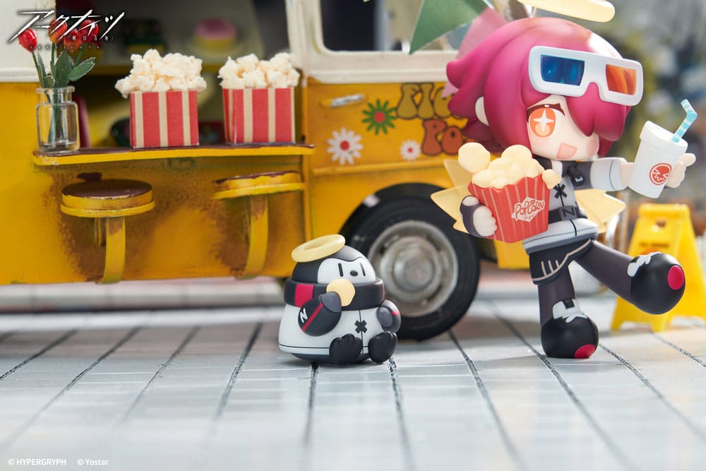 Arknights PVC Statue Mini Series Will You be Having the Dessert? Exusiai 10 cm Prizefiguren Yokina