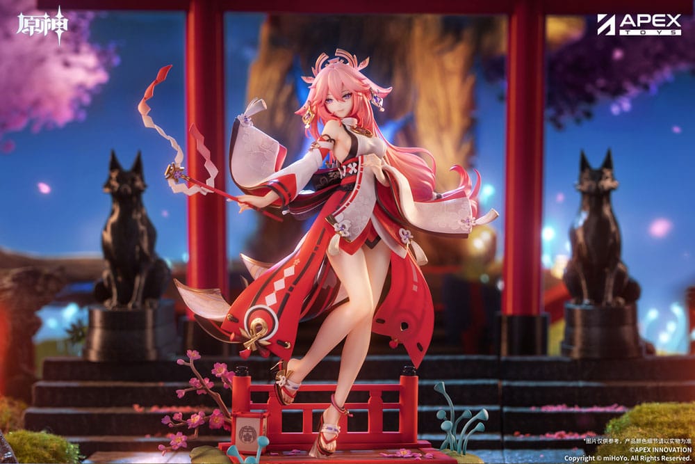 Genshin Impact PVC Statue 1/7 Yae Miko Astute Amusement Ver. 28 cm Scalefiguren Yokina